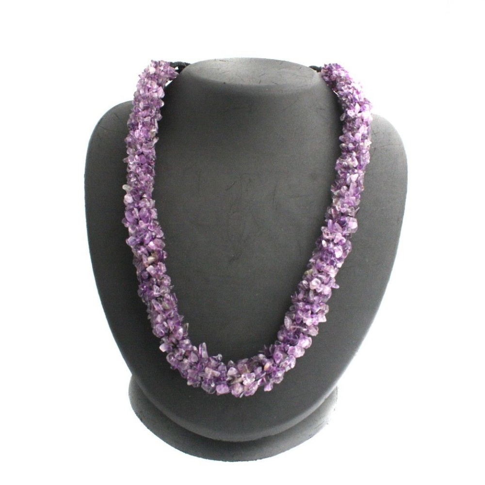 Sonoma Studios Purple Amethyst Chip 19" Necklace
